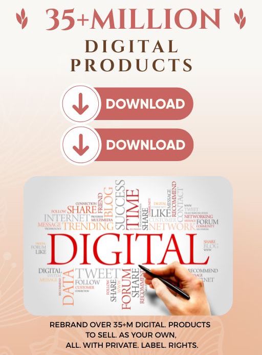 35M+ Mega Digital Products PLR Bundle -Done For You-