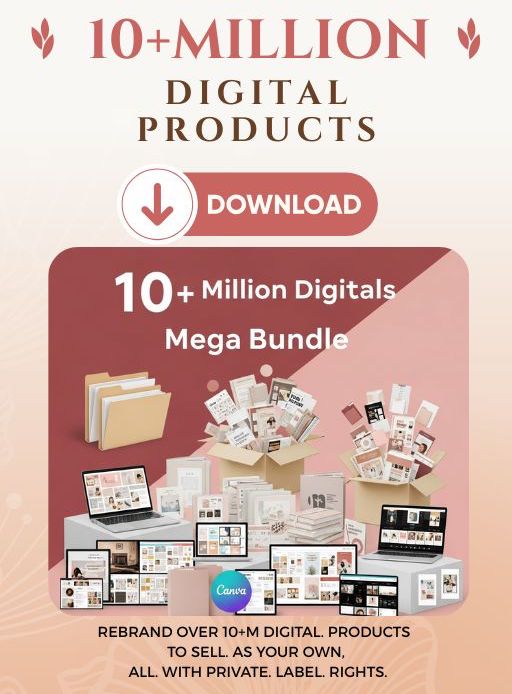 35M+ Mega Digital Products PLR Bundle -Done For You-